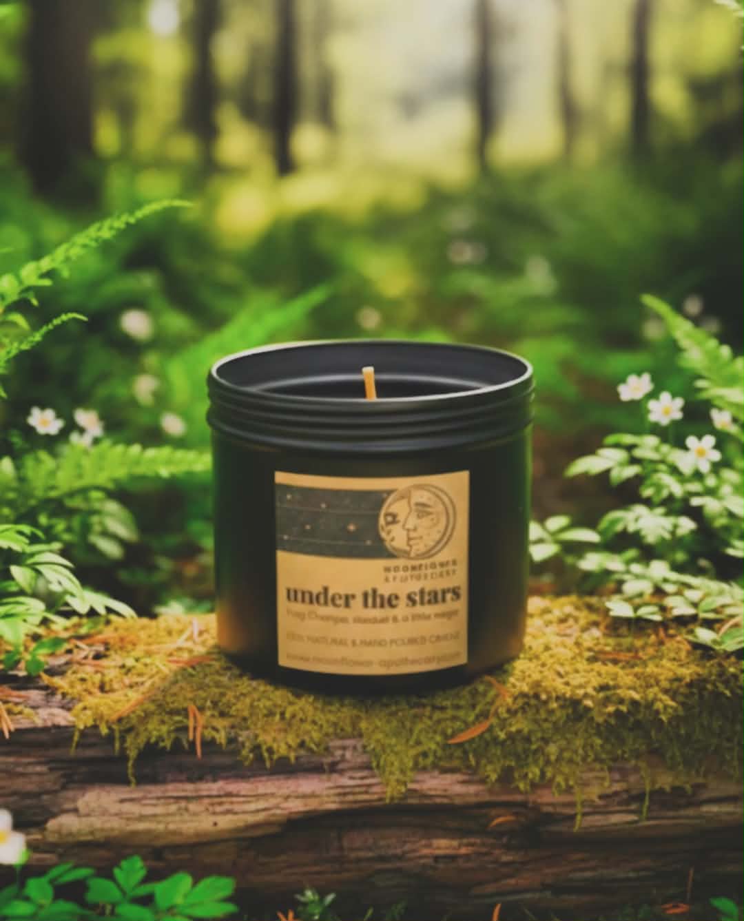 WHOLESALE | Crystal Moon Candles | 15-25pk