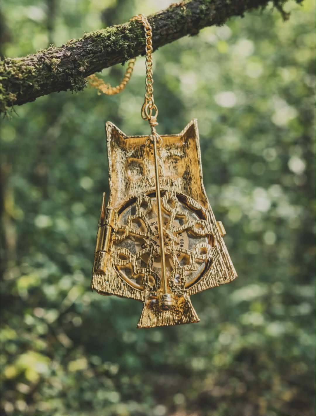 Moon Owl Locket