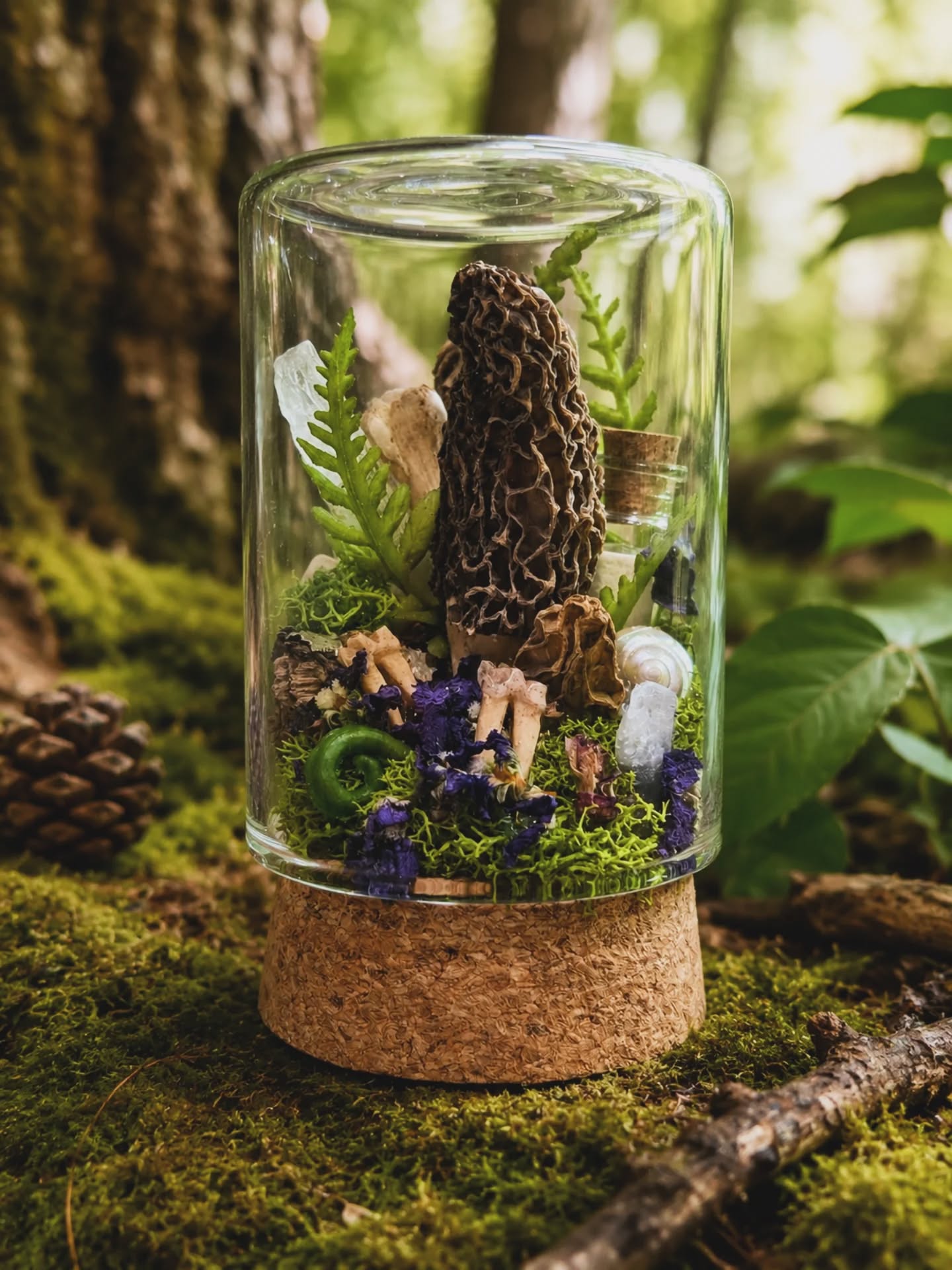 Mini Morel Terrariums #1