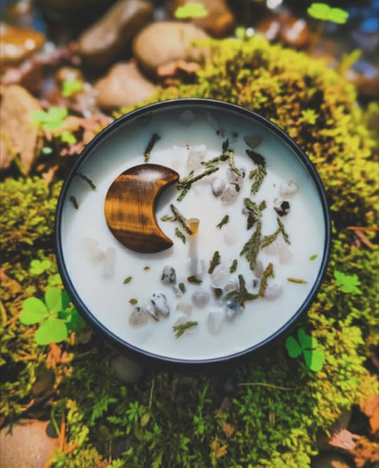 WHOLESALE | Crystal Moon Candles | 15-25pk