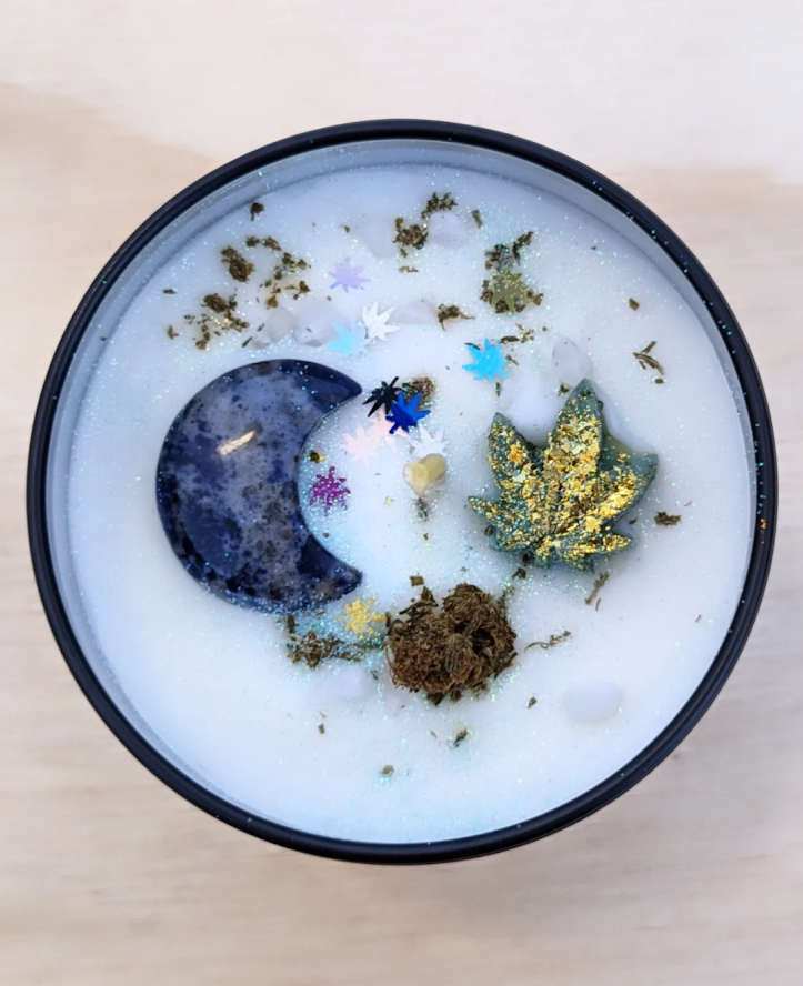 WHOLESALE | Crystal Moon Candles | 18 pk