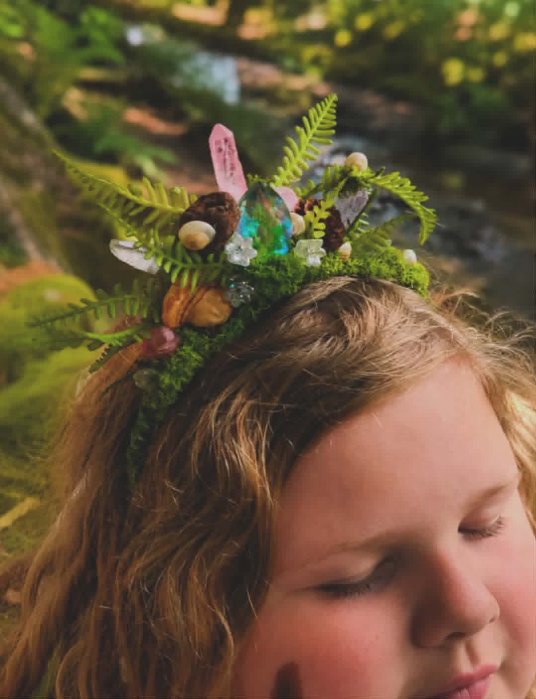 Fern Forest Fairy Headband #1