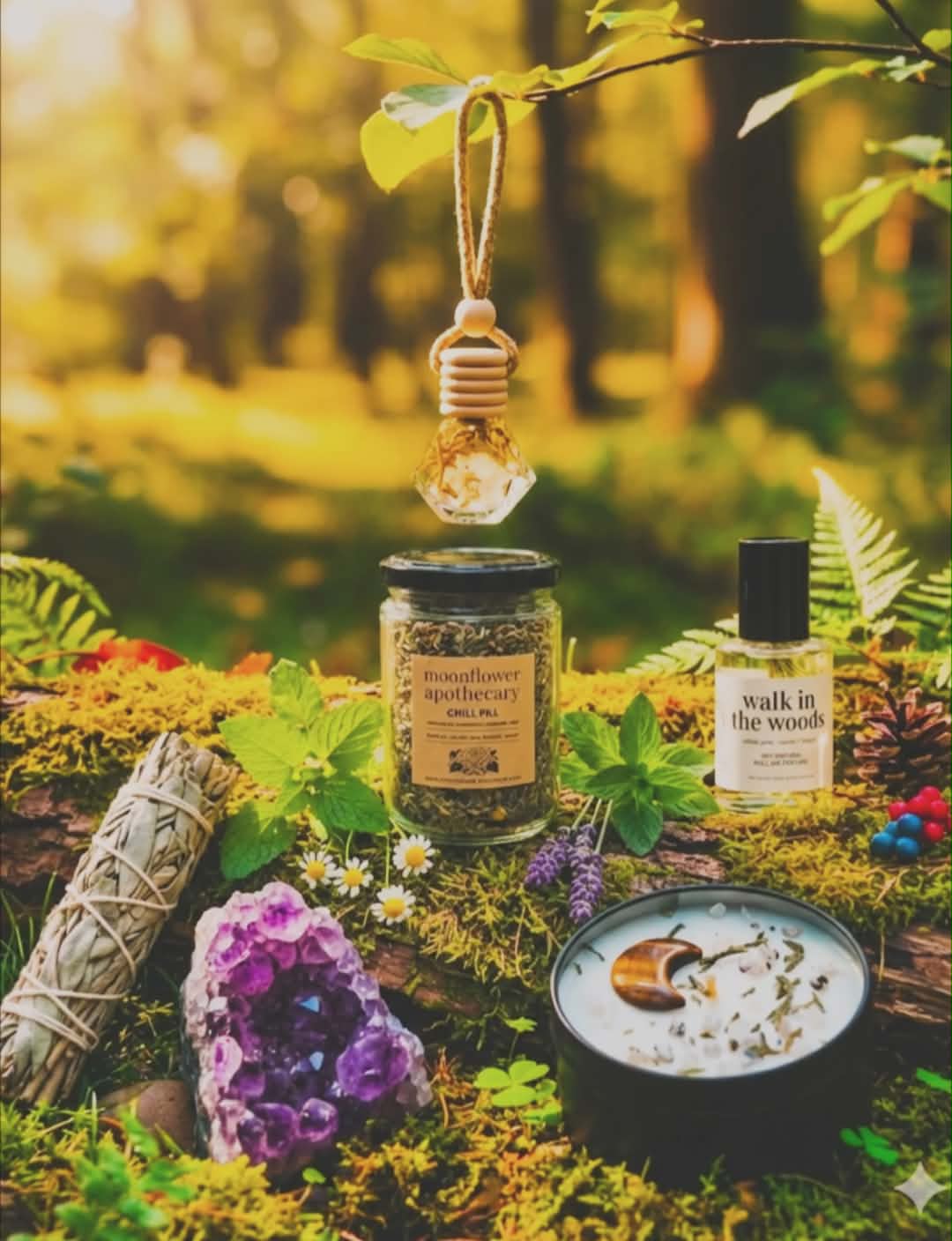 Moonflower Apothecary Gift Basket