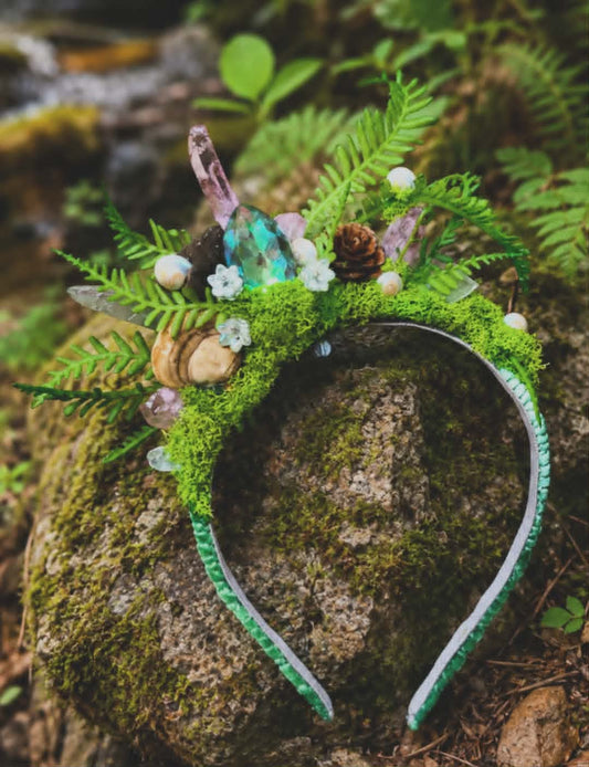 Fern Forest Fairy Headband #1