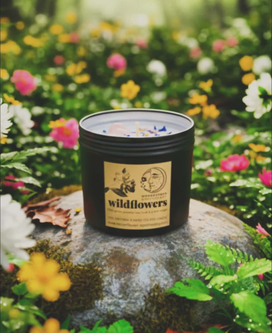 WHOLESALE | Crystal Moon Candles | 15-25pk