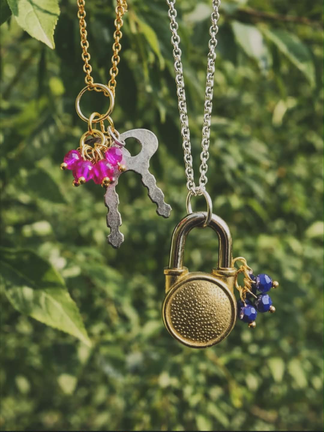 Lock & Key Pendants (Set)