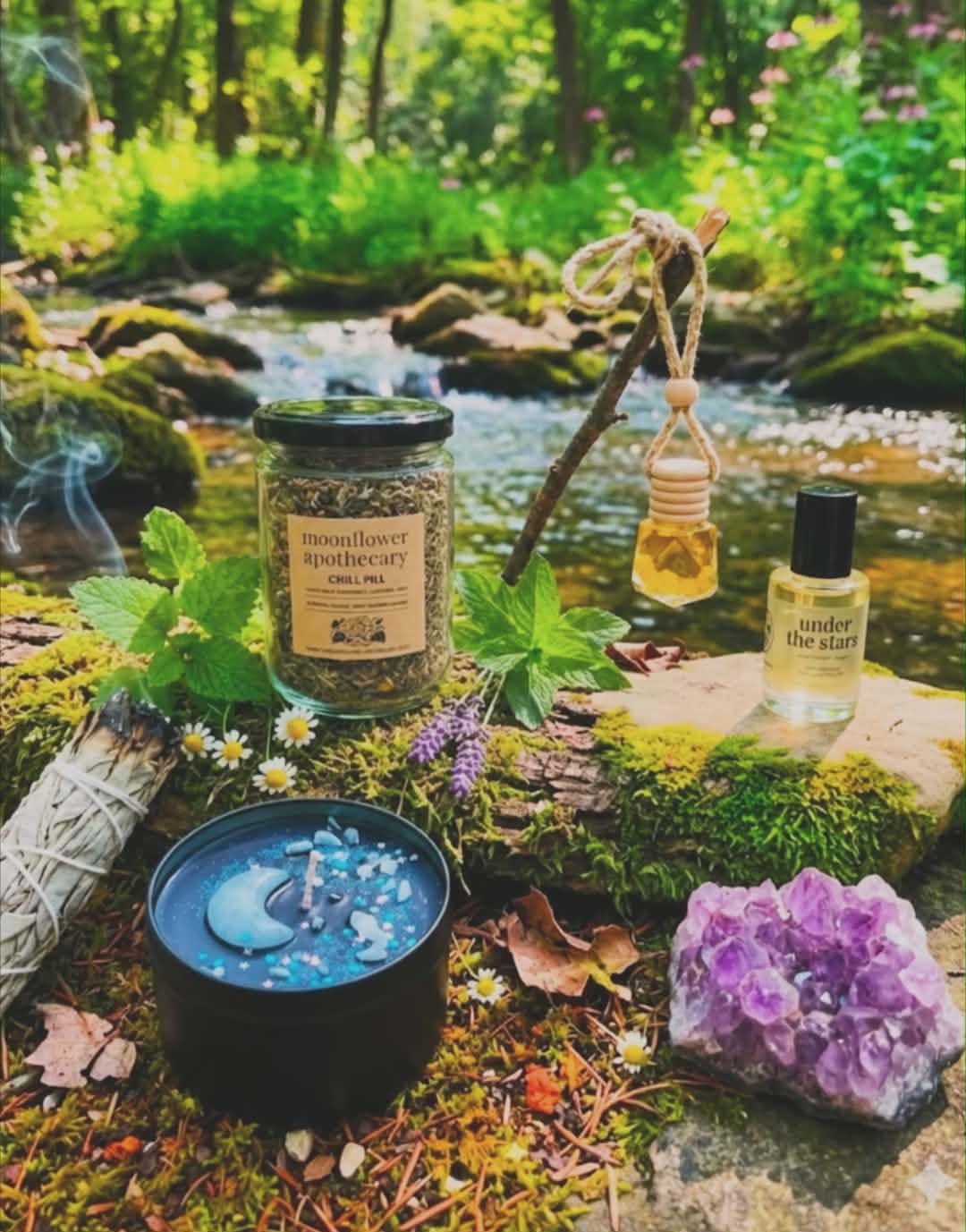 Moonflower Apothecary Gift Basket