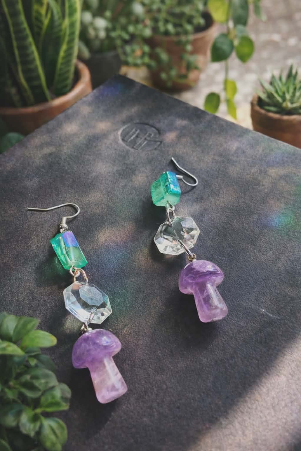Aquarius Mushroom Earrings