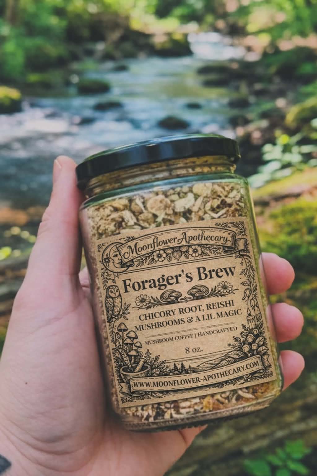 Forager's Brew | Mushroom Chicory Root Coffee (Caffeine Free)
