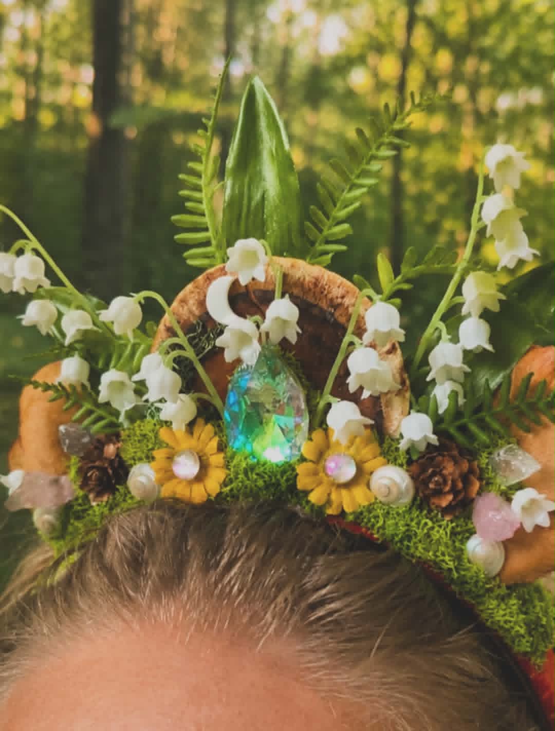 Fern Forest Fairy Headband #2