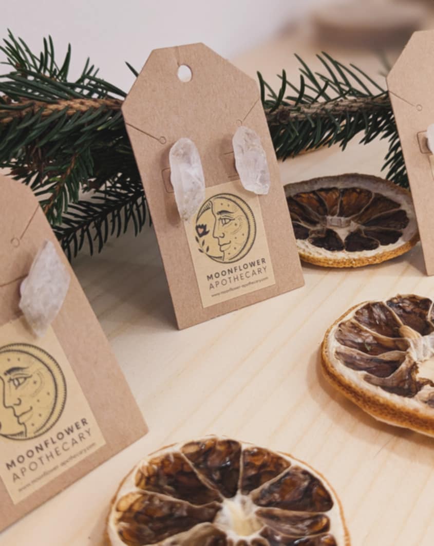 Ohio Selenite Stud Earrings