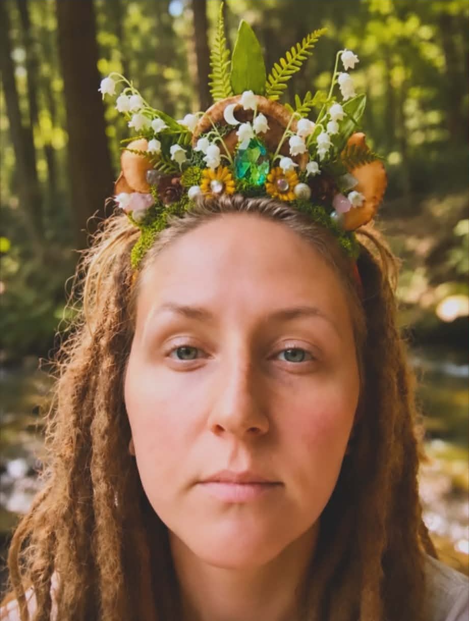 Fern Forest Fairy Headband #2