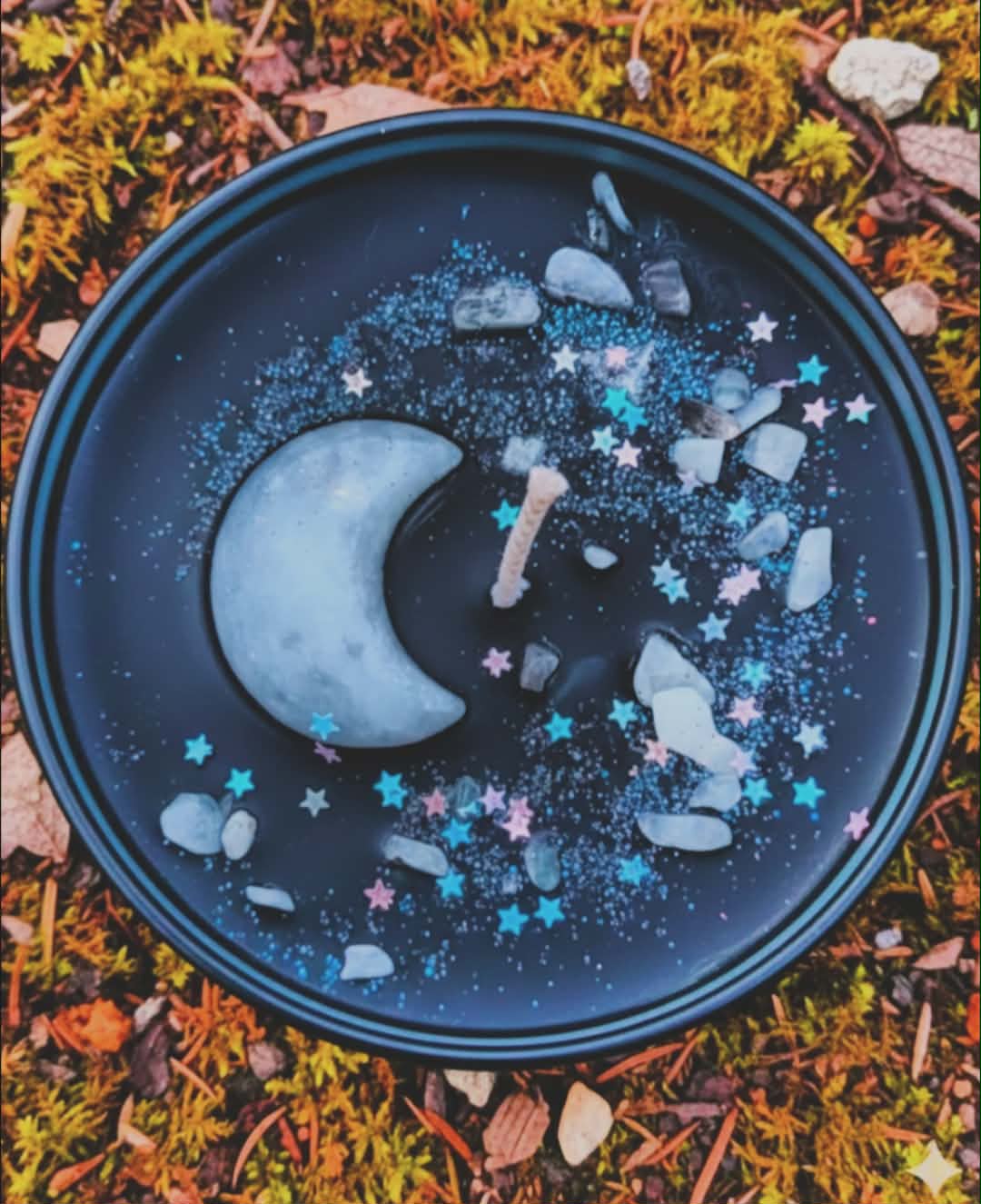 WHOLESALE | Crystal Moon Candles | 15-25pk