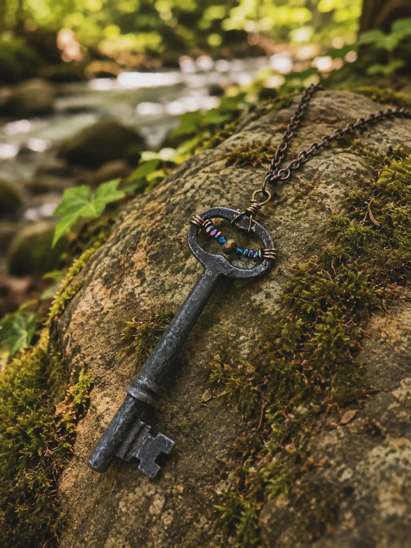 Antique Skeleton Key Necklace